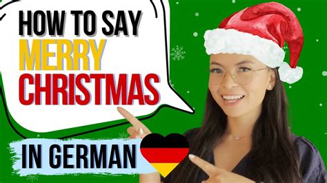 How To Say Merry Christmas In German Practical German Lesson Youtube How To Say Merry Christmas In German Practical German Lesson Youtube