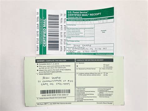How To Send Usps Certified Mail And Return Receipts In 2023 Receipts