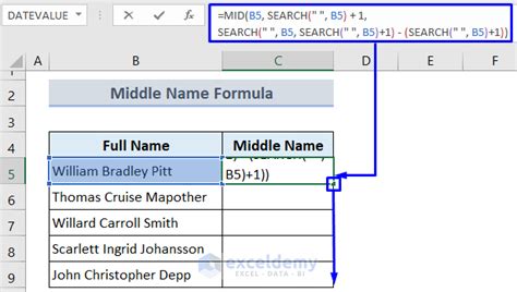 How To Separate First Name Middle Name And Last Name In Excel Using Formula