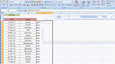 How To Sort Dates By Month And Day Only On Excel Youtube