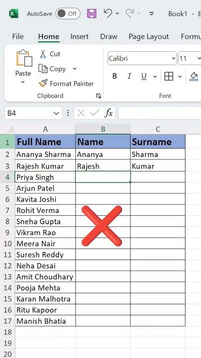 How To Split Surname And Firstname In Excel