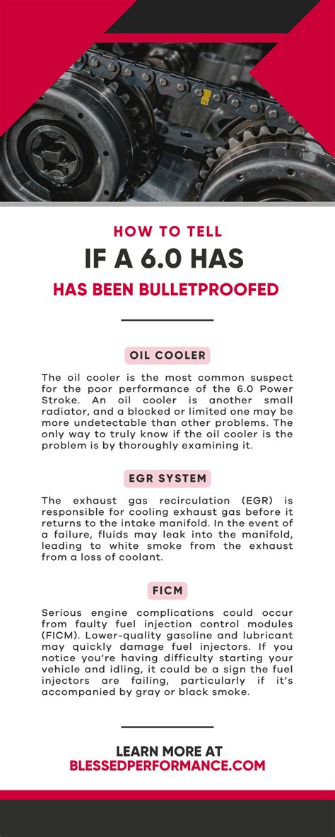 How To Tell If A 6 0 Has Been Bulletproofed Blessed Performance