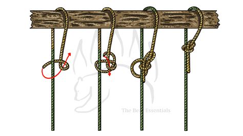 How To Tie The Bowline Knot The Bear Essentials Outdoors Co How To Tie The Bowline Knot The Bear Essentials Outdoors Co