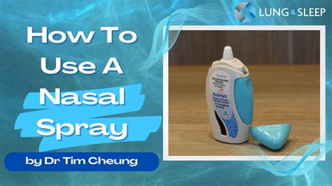 How To Use Nasal Spray Youtube