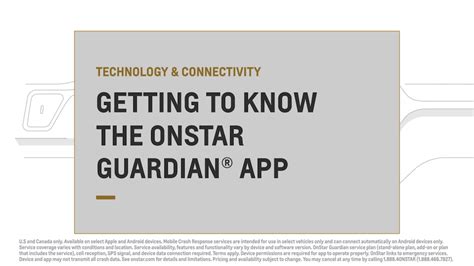How To Use The Onstar Guardian App Chevrolet Support