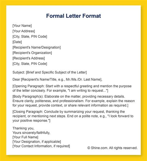 How To Write A Formal Letter Learn English