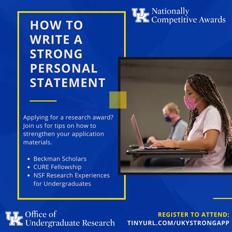 How To Write A Strong Personal Statement Workshop Office Of