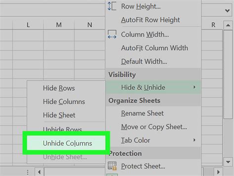 How Unhide First Column In Excel Manhattanolpor