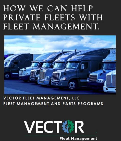 How We Can Help Private Fleets With Fleet Management Vector Fleet