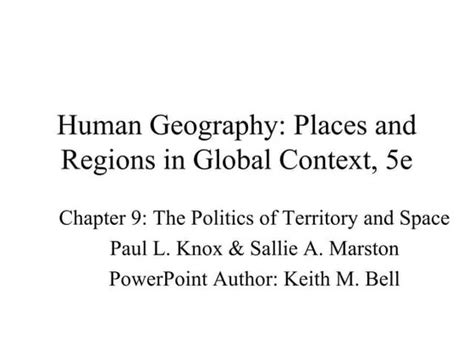 Human Geography9