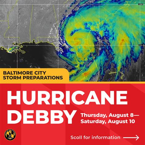 Hurricane Debby Emergency Resources