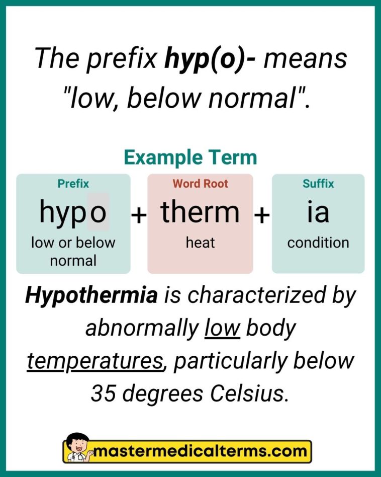 Hypo Medical Term