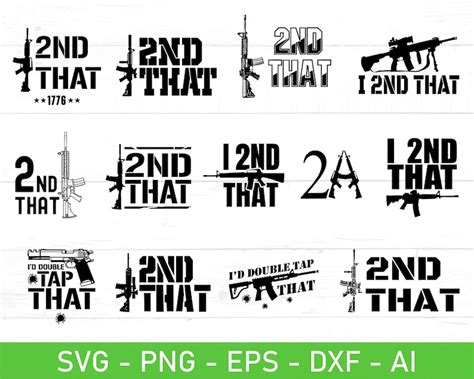 I 2Nd That Svg I Second That Svg Second Amendment Svg 2Nd Etsy Canada