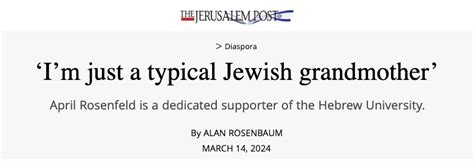 I M Just A Typical Jewish Grandmother The Canadian Friends Of