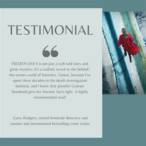 I M Overwhelmed In A Really Really Good Way By The Amazing Reviews Coming In On My Newest Book Frozen Lives Releases 10 29 24 Pre Order Everywhere Books Are Sold Or At Https Jenniferdornbush Com Books