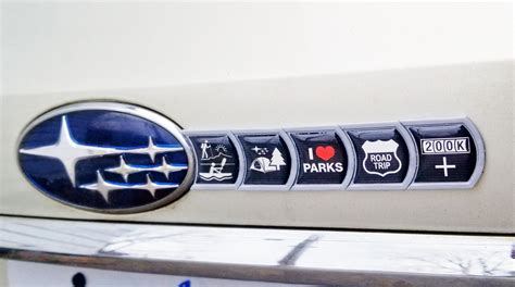I Thought The My 1St Subaru Part Of The Owners Badge Was Kind Of Cheesy So I Improvised R Subaru
