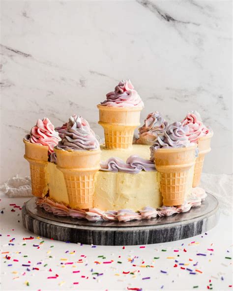 Ice Cream Cone Cake Tutorial Ice Cream Cone Cake Tutorial American