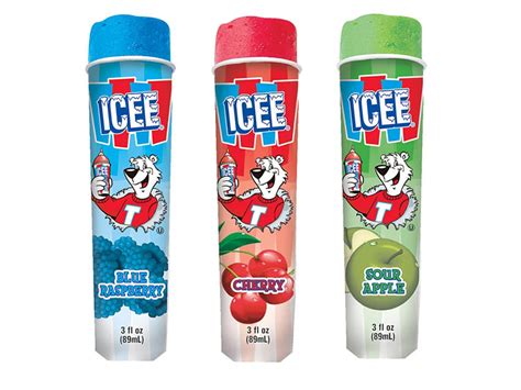 Icee Popsicles Tubes