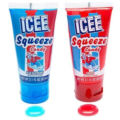 Icee Squeeze Candy Tubes 12 Piece Display Candy Warehouse