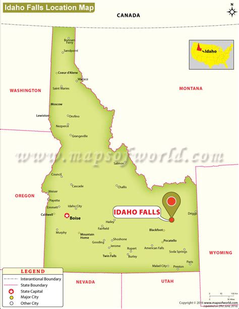 Idaho Falls Idaho Map