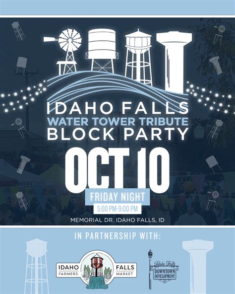 Idaho Falls To Host Water Tower Tribute Block Party Friday Oct 10