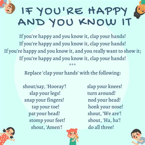 If You Re Happy And You Know It Lyrics Origins And Video