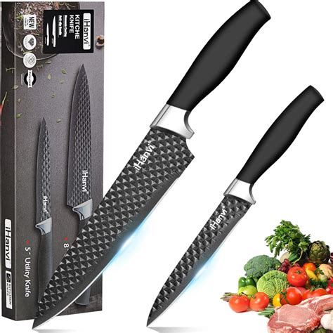 Ihanvi Professional Chef Knife Set 2 Piece High Carbon Stainless Steel