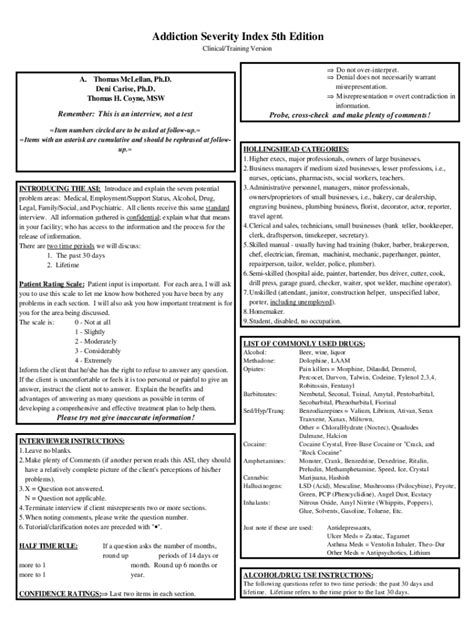 Ijerph Free Full Text Verification Of The Addiction Severity Index