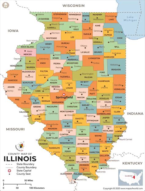 5 Illinois Counties