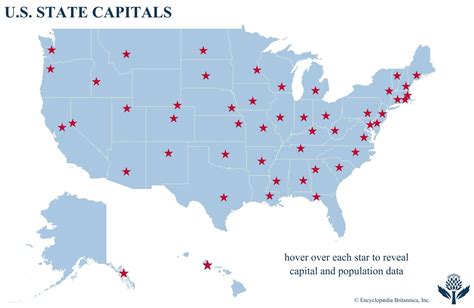Image Of United States Map With Capitals Infoupdate Org