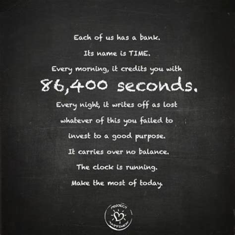 Image Result For Seconds In A Day Spend Deep Thought Quotes