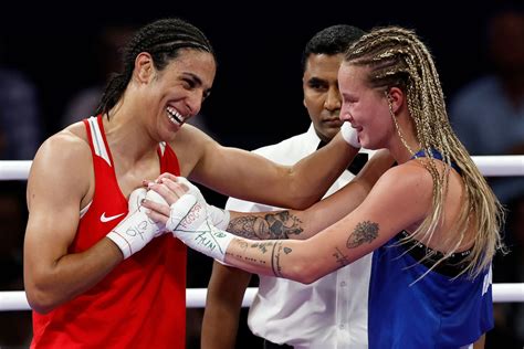 Imane Khelif Algerian Boxer At Center Of Olympic Dispute Wins Again The Washington Post
