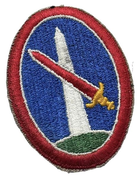 Imcs Militaria Us Ww2 Wwii Patch For Us Army Military District Of Imcs Militaria Us Ww2 Wwii Patch For Us Army Military District Of
