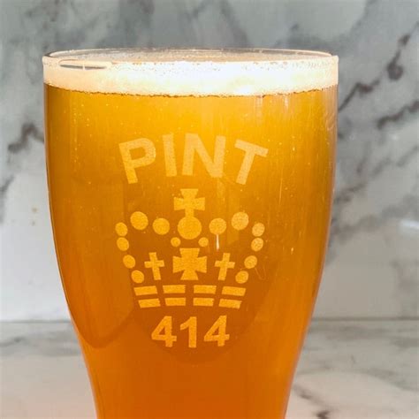 Imperial Pint Beer Glasses With Crown Etsy Imperial Pint Beer Glasses With Crown Etsy