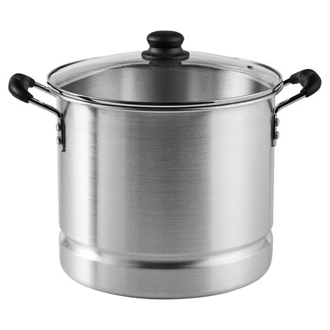Imusa 28 Qt Aluminum Steamer And 10 Qt Stock Pot With Lid Mexicana