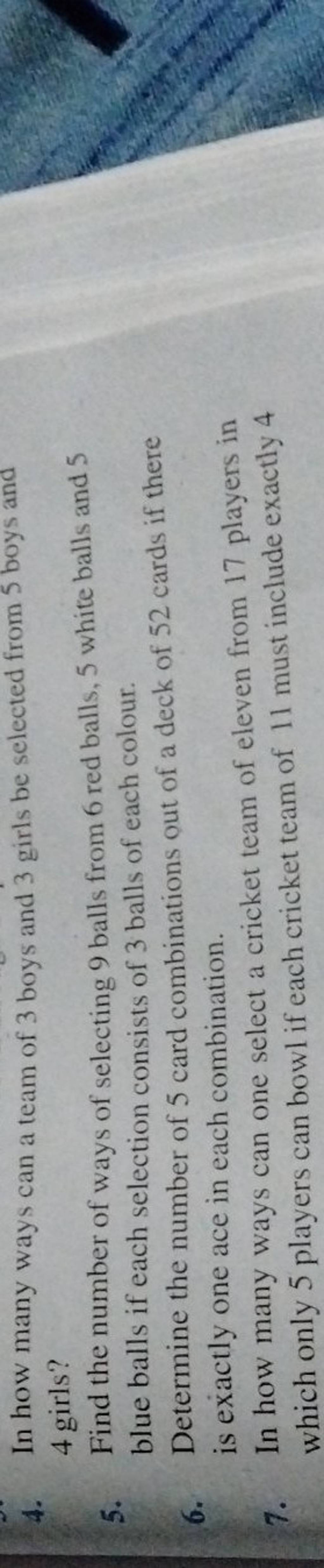 In How Many Ways A Team Of 11 Can Be Selected From 17 Players 5 Can