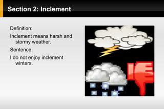 Inclement Dictionary Definition Inclement Defined