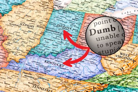 Indiana Amp Kentucky Rank Among The Dumbest States In America Indiana Amp Kentucky Rank Among The Dumbest States In America