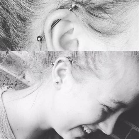 Industrial Piercing By Brittany At Ink Ink Tattoos And Piercings