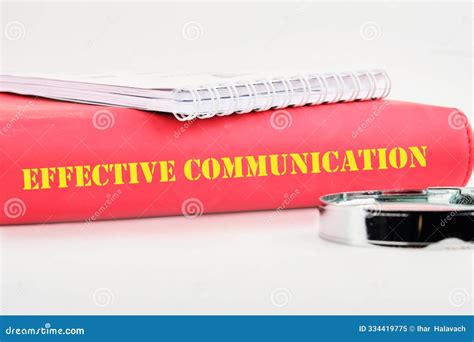 Info Concept Effective Communication Words On The End Of A Business