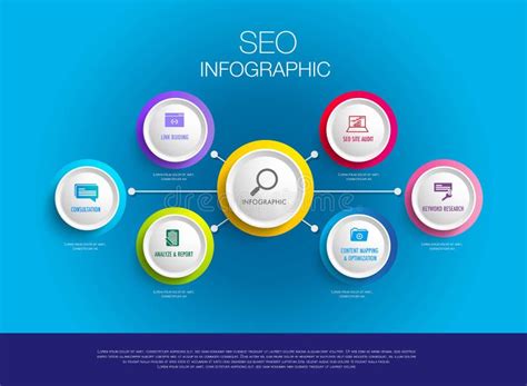 Infographic Template For 5 Steps Search Engine Optimization Business Infographic Template For 5 Steps Search Engine Optimization Business