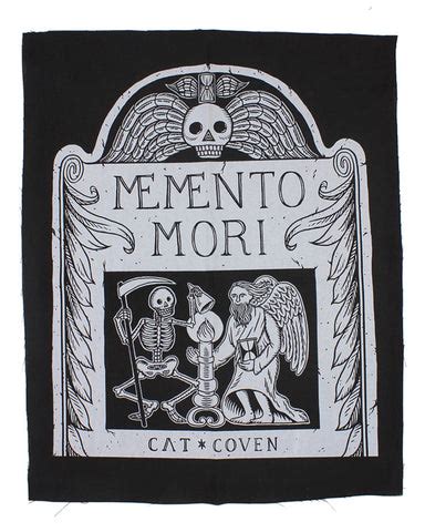 Inner Decay Italian Memento Mori Large Back Patch Large Back Patches