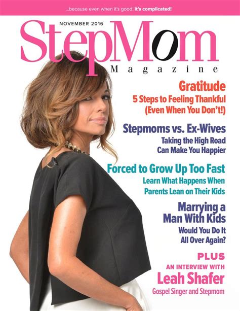 Inside The October 2018 Issue Of Stepmom Magazine Stepmom Stepfamily Bonusmom Blendedfamily