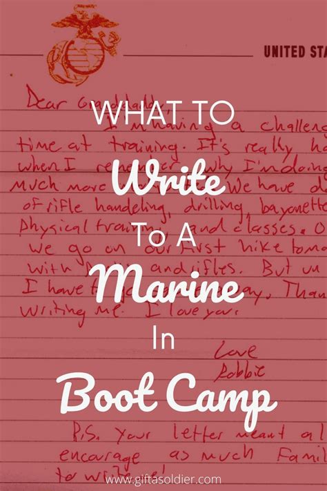 Inspiring Letters To Marines In Boot Camp Tips For Sending Supportive Inspiring Letters To Marines In Boot Camp Tips For Sending Supportive