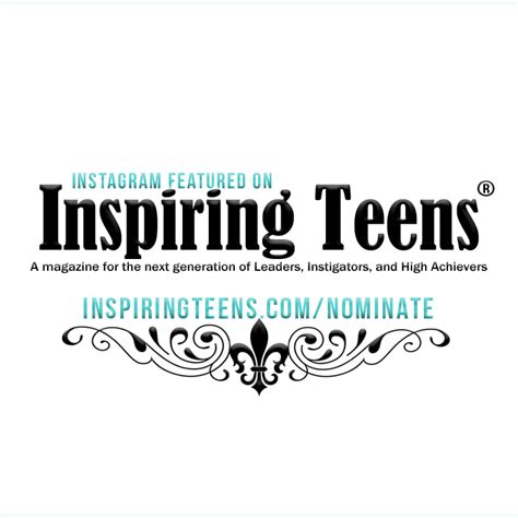 Inspiring Teens Magazine Features Inspiring Teens Inspiring Teens Magazine Features Inspiring Teens
