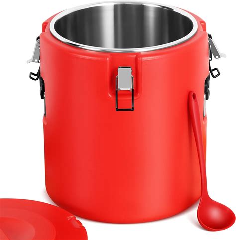 Insulated Portable Commercial Hot Cold Food Warmer 30 Liters Red Js Hotelware