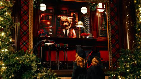 Interactive Polo Bear Christmas Displays Ralph Lauren Brings Festive