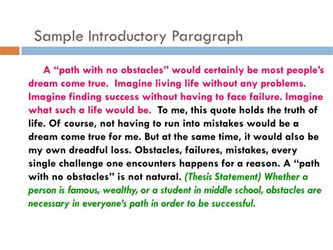 5 Introduction Paragraph Examples