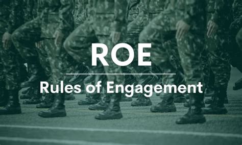 Introduction To Military Rules Of Engagement Roe Tacticalgear Com