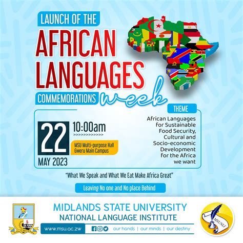 Invitation To The National Commemoration Of The African Languages Week